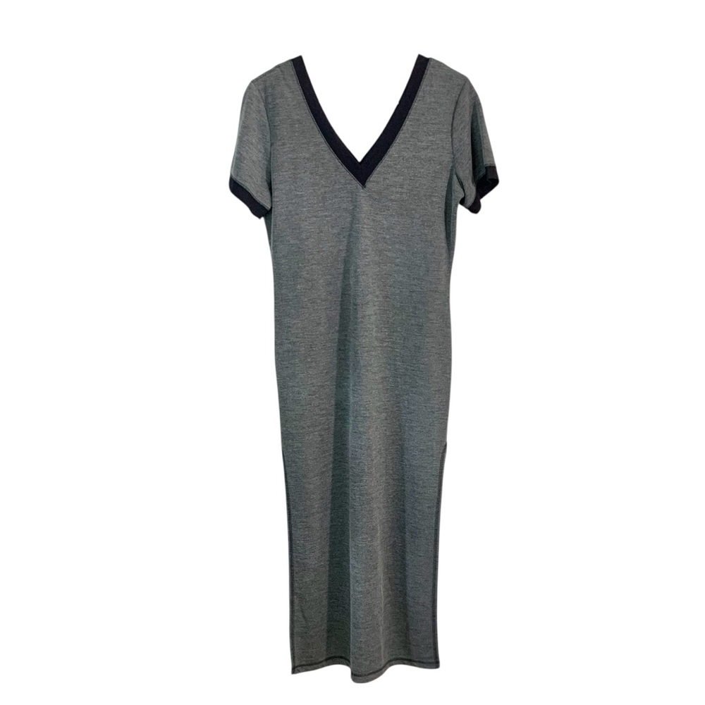 ULTRA FLIRT Vintage Short Sleeve V Neck  Maxi Dress Sz L